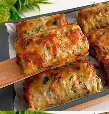 Chicken and Cauliflower Rolls