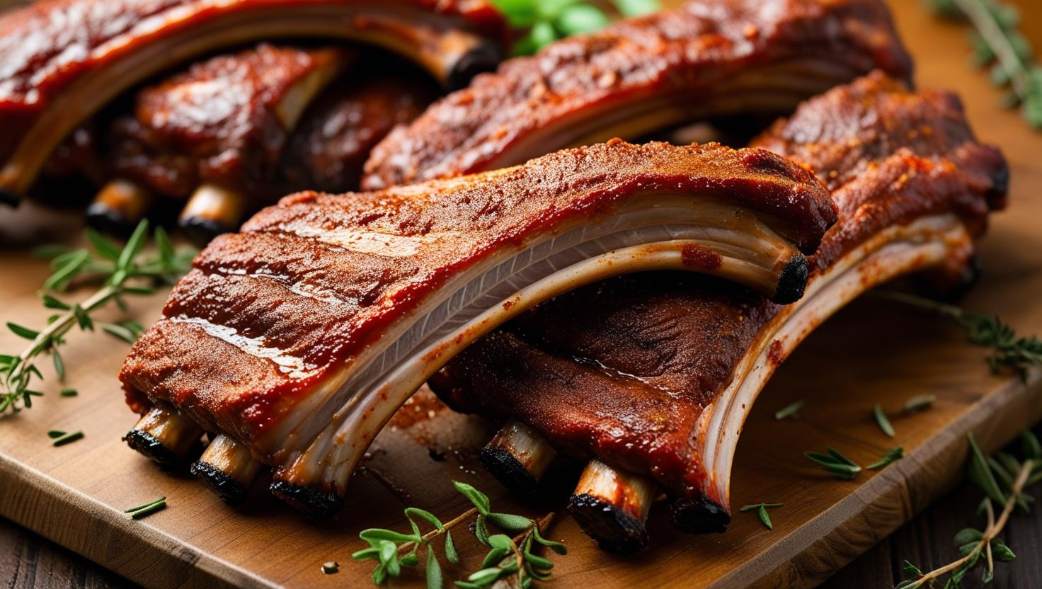 AIR FRYER DRY RUB RIBS